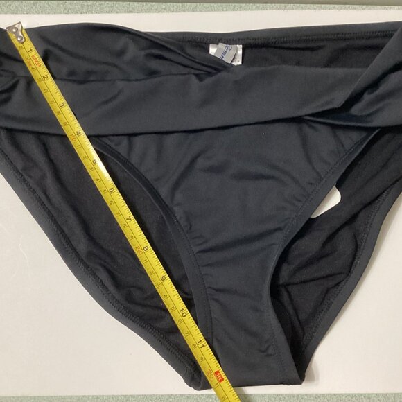 Tommy Bahama Pearl Solids Twist Front High Waisted Bikini Bottom - Picture 5 of 7